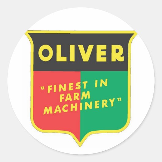Sticker Rond Oliver (Devant)