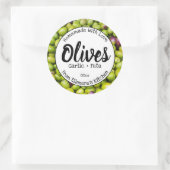 Sticker Rond Olives (Sac)