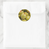 Sticker Rond Olives vertes (Sac)