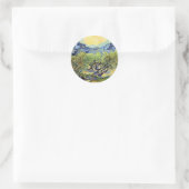 Sticker Rond Oliviers aux Alpilles par Vincent van Gogh (Sac)