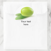 Sticker Rond Olivret vert (Sac)