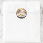 STICKER ROND OM - AUM - ZEN BOUDDHISME (Sac)