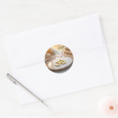 STICKER ROND OM - AUM - ZEN BOUDDHISME (Enveloppe)