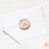 STICKER ROND OM - BOUDDHISME ZEN (Enveloppe)