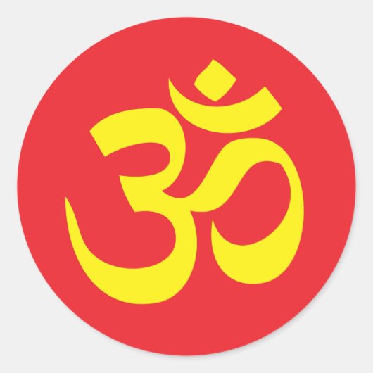 Sticker Rond Om Namah Shivay (Devant)