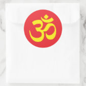 Sticker Rond Om Namah Shivay (Sac)
