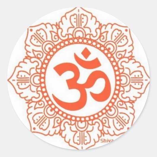 Sticker Rond om shanti (Devant)