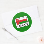 Sticker Rond Oman (Enveloppe)