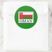 Sticker Rond Oman (Sac)