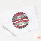 Sticker Rond Oman Omanisch Österreichisch Österreich Baum (Enveloppe)