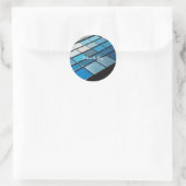 Sticker Rond Ombre à paupières Blue Glam Drama (Sac)