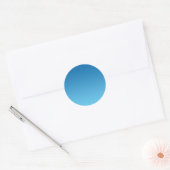 Sticker Rond Ombre bleu foncé (Enveloppe)