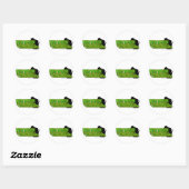 Sticker Rond Ombre CheeseHead (Feuille)