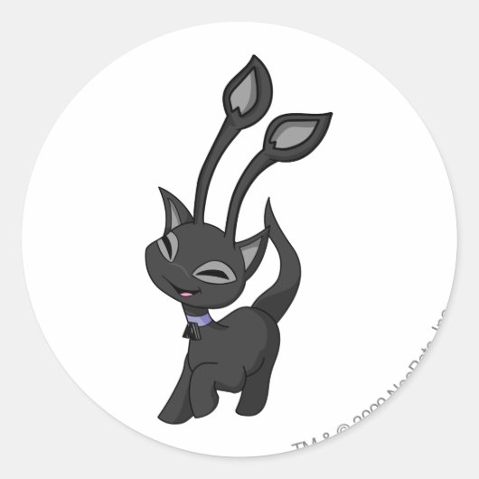 Sticker Rond Ombre d'Aisha (Devant)