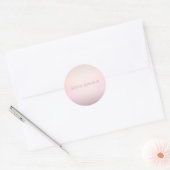 Sticker Rond Ombre de fond de couleurs douces (Enveloppe)