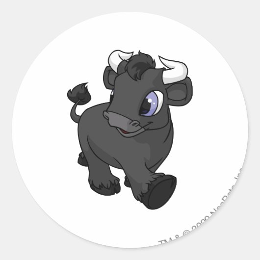 Sticker Rond Ombre de Kau (Devant)