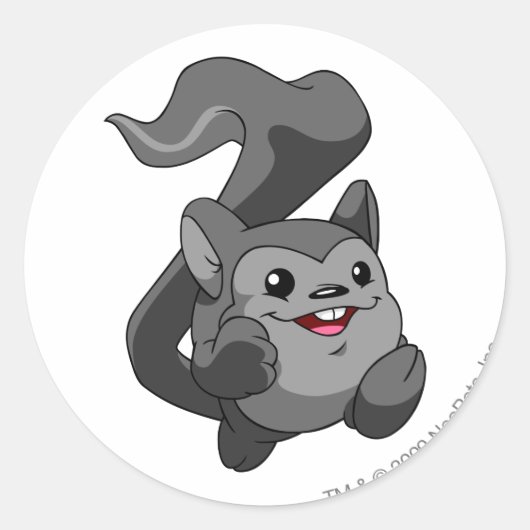 Sticker Rond Ombre de Meerca (Devant)