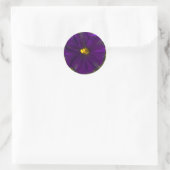 Sticker Rond Ombre de minuit (Sac)