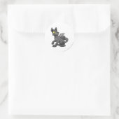 Sticker Rond Ombre Lupe (Sac)