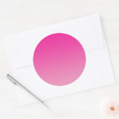 Sticker Rond Ombre rose (Enveloppe)