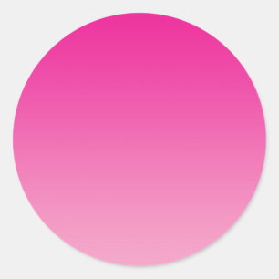 Sticker Rond Ombre rose