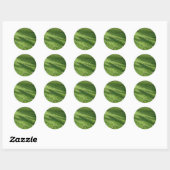 Sticker Rond Ombres dans l'herbe (Feuille)