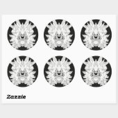 Sticker Rond Ombriani (Feuille)