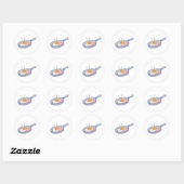 Sticker Rond Omelette (Feuille)