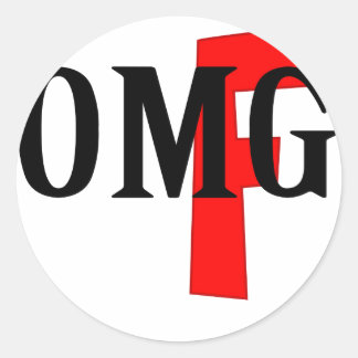Sticker Rond omg