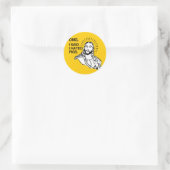 STICKER ROND OMG, J'AI DIT QUE J'AVAIS DES FIGUES (Sac)