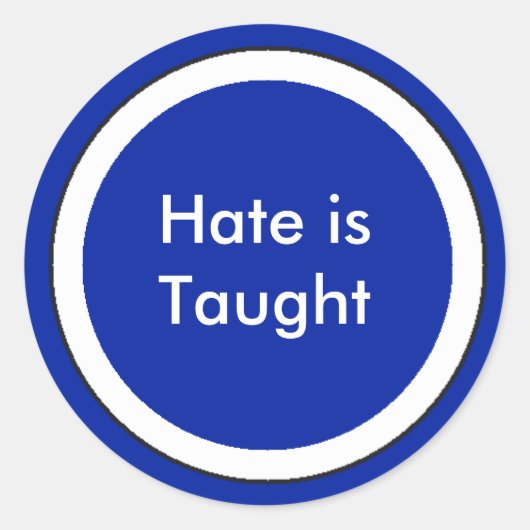 Sticker Rond ! On apprend à haïr l'UC (Devant)