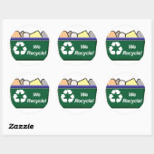 Sticker Rond On Recycle ! (Feuille)