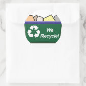 Sticker Rond On Recycle ! (Sac)