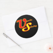 Sticker rond oncle collant (Enveloppe)