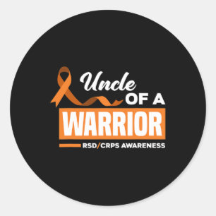 Sticker Rond Oncle D'Un Guerrier Soutien Soutien RSD CRPS Awar