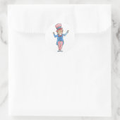 Sticker Rond Oncle Sam (Sac)