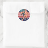 Sticker Rond Oncle Sam (Sac)