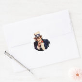 Sticker Rond Oncle Sam Vector (Enveloppe)