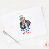 Sticker Rond Oncle Scam (Enveloppe)