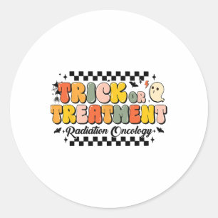 Sticker Rond Oncologie Du Rayonnement De Tac Ou De Traitement H