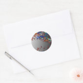 Sticker Rond Onde électrique (Enveloppe)