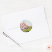 Sticker Rond Onderdonk - Peach Orchard, (Enveloppe)