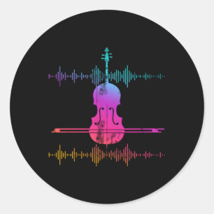 Sticker Rond Ondes sonores