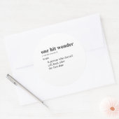 STICKER ROND ONE HIT WONDER 2 (Enveloppe)