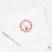Sticker Rond One In A Melon 1er Birthday Party Watermelon (Enveloppe)
