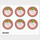 Sticker Rond One in A Melon - Anniversaire des enfants (Feuille)