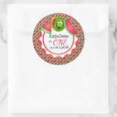 Sticker Rond One in A Melon - Anniversaire des enfants (Sac)