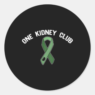 Sticker Rond One Kidney Club Me Demandez Comment Rejoindre Orga