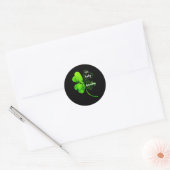 Sticker Rond One Lucky Grandma Shamrock Grandma St Patricks Day (Enveloppe)