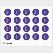 STICKER ROND ONE PLUS ONE EQUALS ONE MORE BY MASANSER (Feuille)